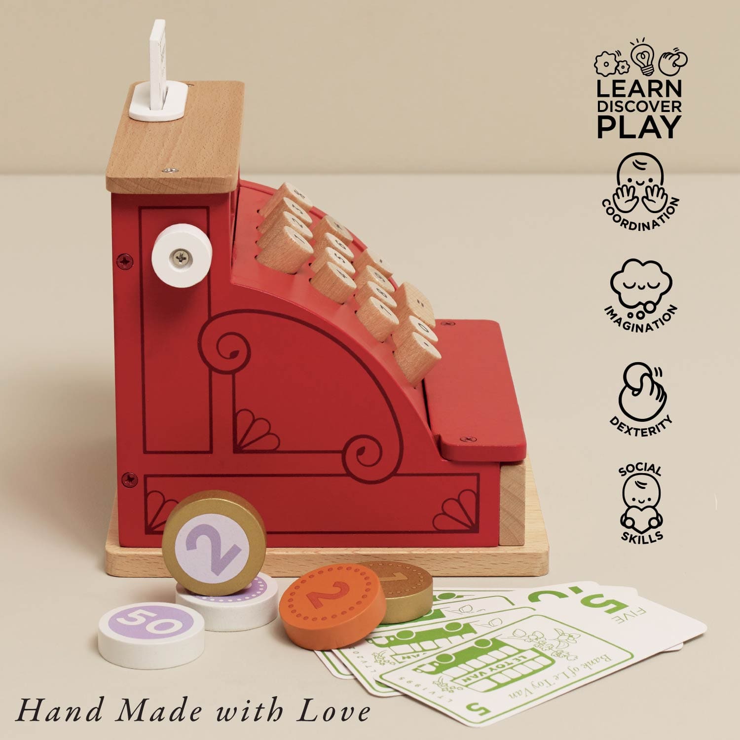 Shop Till - Cash Register & Money Le Toy Van Lil Tulips