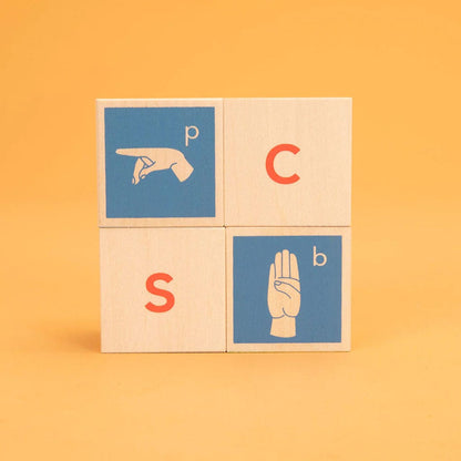 Sign Language Block Sets Uncle Goose Lil Tulips