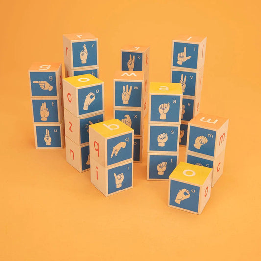 Sign Language Block Sets Uncle Goose Lil Tulips