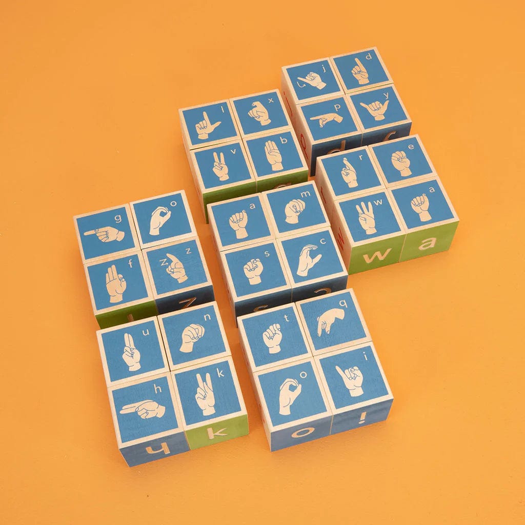 Sign Language Block Sets Uncle Goose Lil Tulips