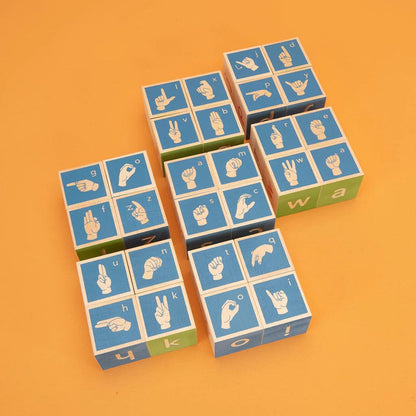 Sign Language Block Sets Uncle Goose Lil Tulips