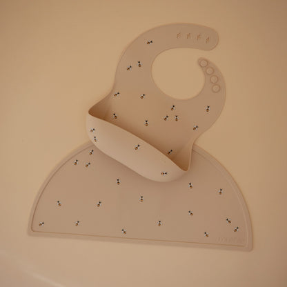 Silicone Baby Bib (Bees) Mushie Lil Tulips
