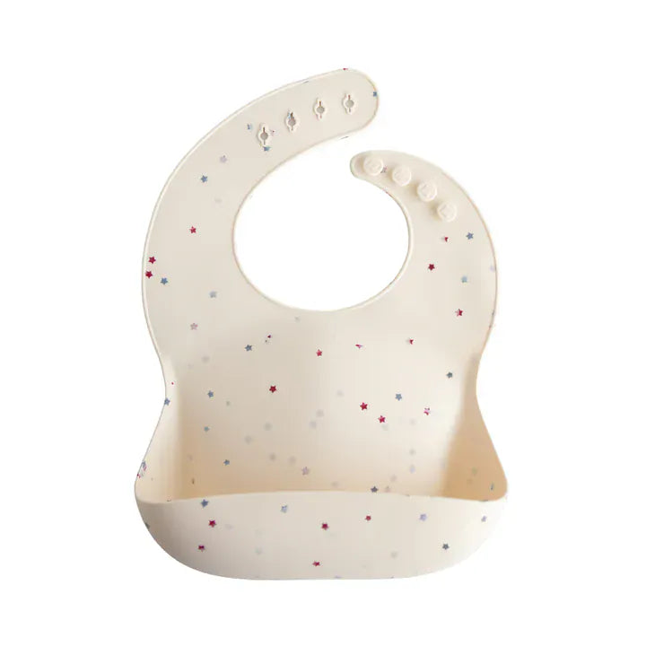 Silicone Baby Bib (Stars) Mushie Lil Tulips