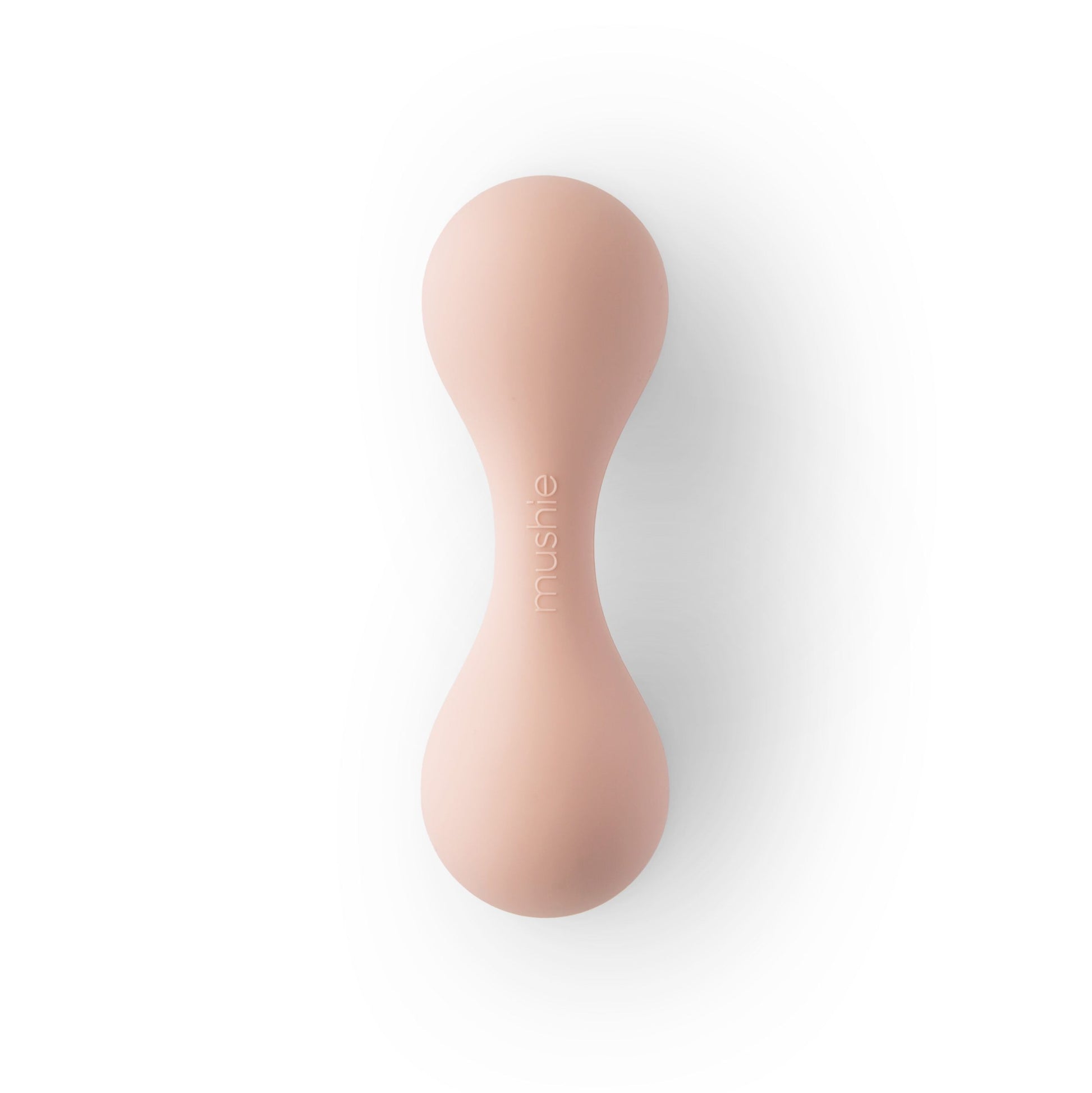 Silicone Baby Rattle Toy (Blush) Mushie Lil Tulips