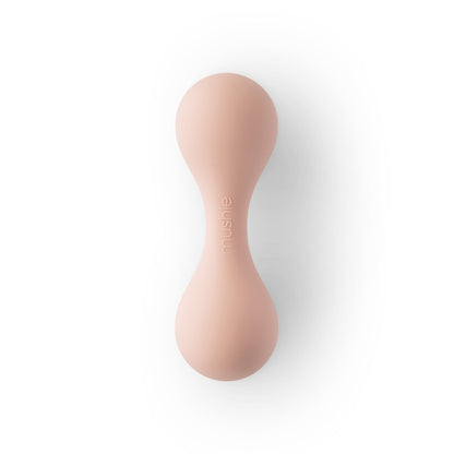 Silicone Baby Rattle Toy (Blush) Mushie Lil Tulips