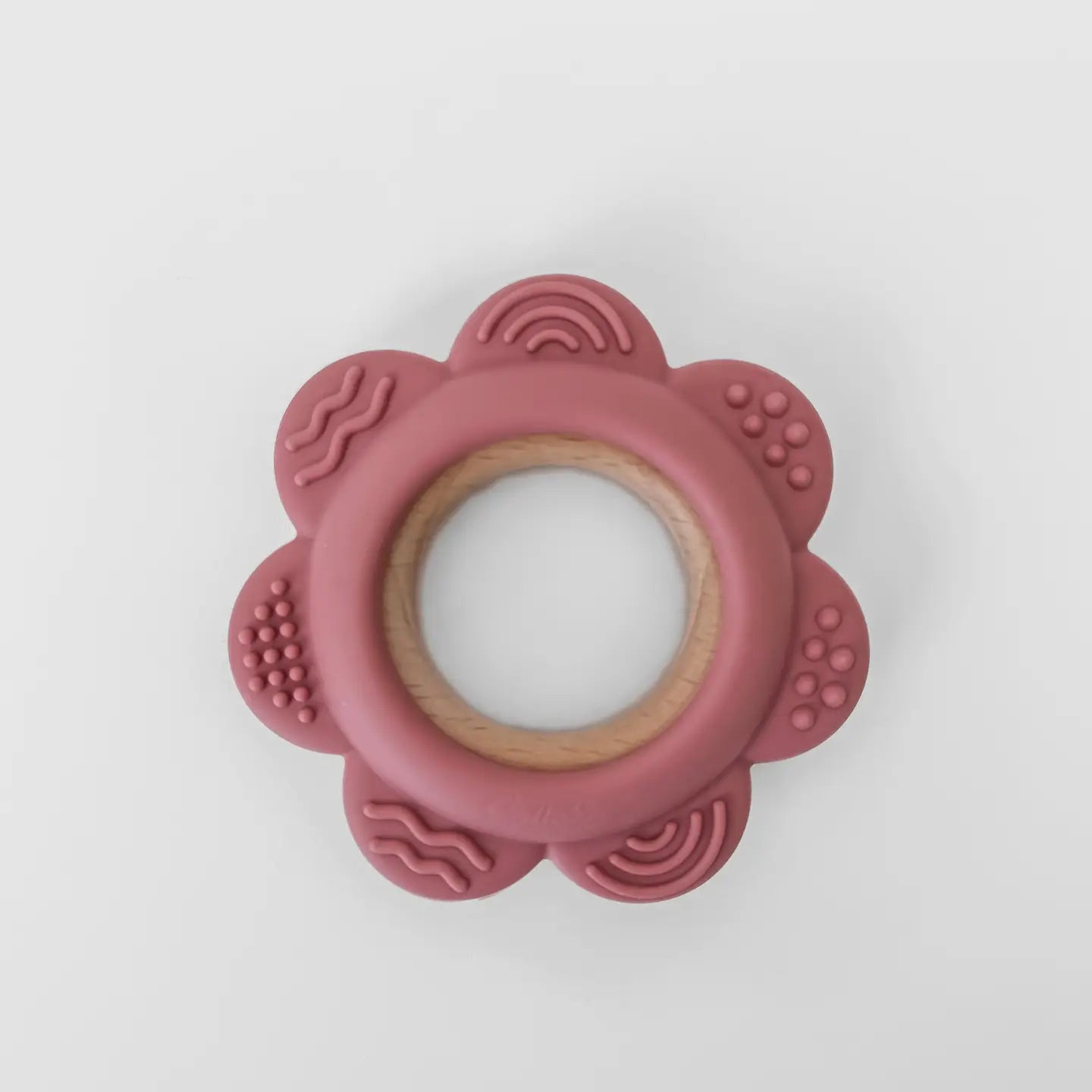 Silicone & Beechwood Flower - Petunia Pink Calla & Friends Lil Tulips