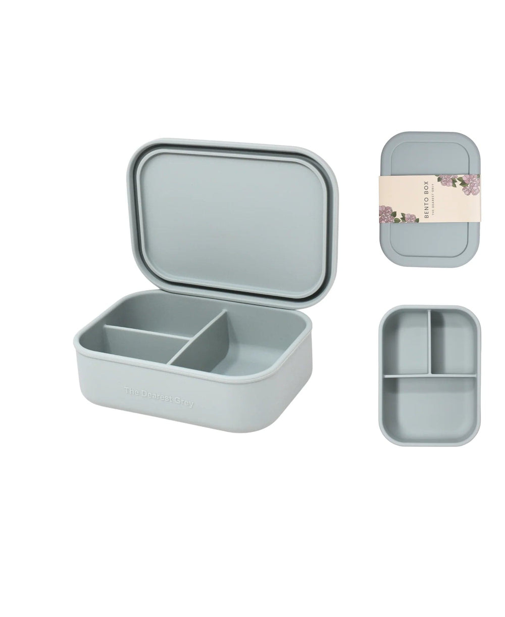 Silicone Bento Box | Cloud The Dearest Grey Lil Tulips