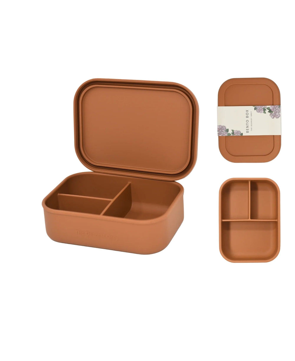 Silicone Bento Box | Terracotta The Dearest Grey Lil Tulips