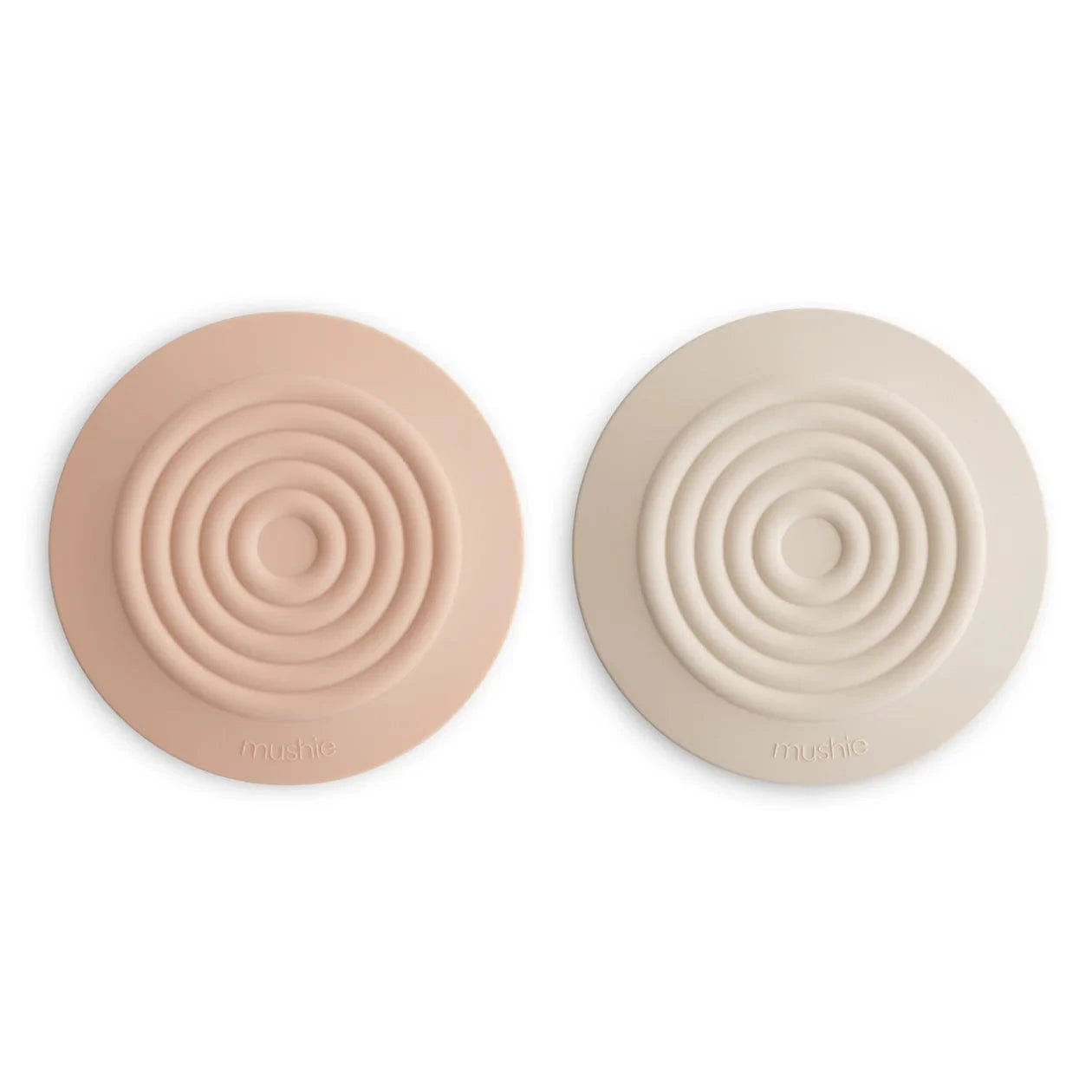Silicone Drain Stopper 2-Pack - Blush/Shifting Sand Mushie Lil Tulips