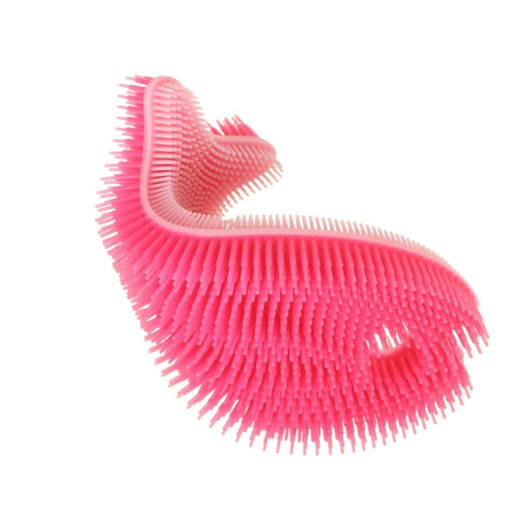 Silicone Fish Bath Scrub - Pink Innobaby no points Lil Tulips