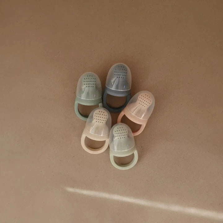 Silicone Fresh Food Feeder 2-Pack - Shifting Sand Mushie Lil Tulips