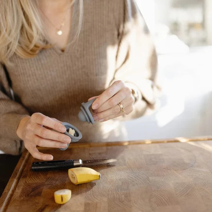 Silicone Fresh Food Feeder 2-Pack - Shifting Sand Mushie Lil Tulips