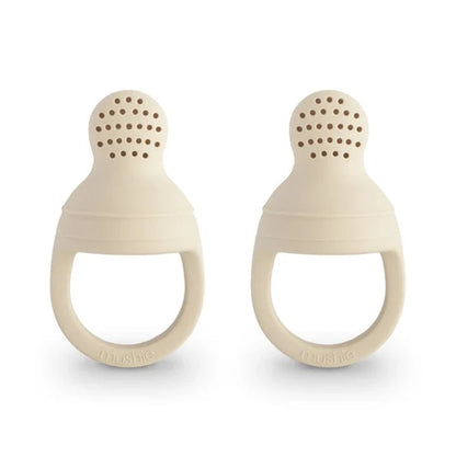 Silicone Fresh Food Feeder 2-Pack - Shifting Sand Mushie Lil Tulips