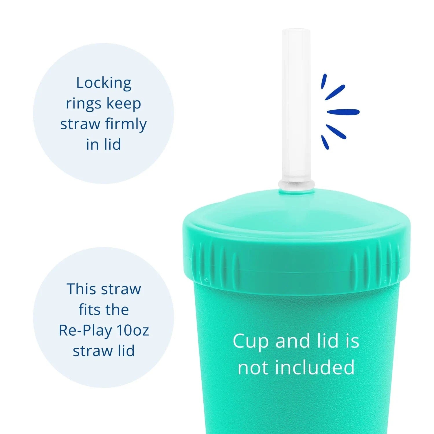 Silicone No Pull-Out Straw RePlay Lil Tulips