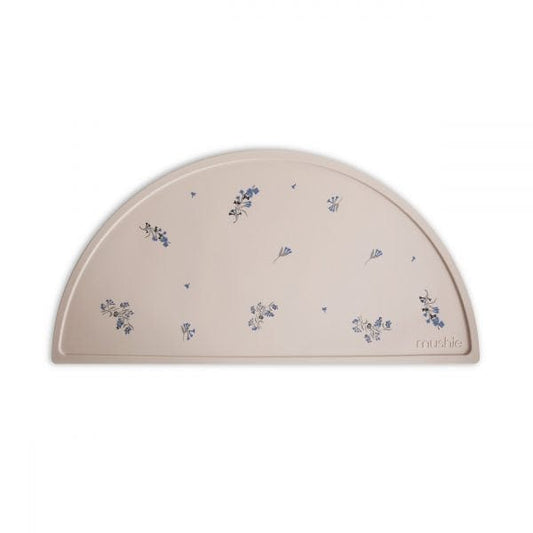 Silicone Place Mat (Lilac Flowers) Mushie Lil Tulips