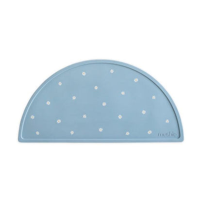 Silicone Place Mat (White Daisy) Mushie Lil Tulips