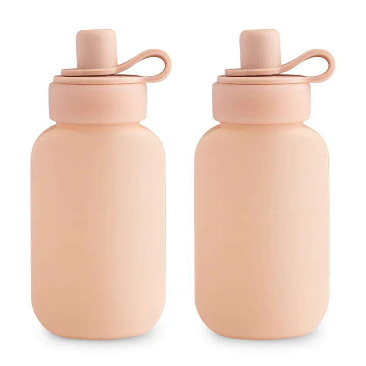 Silicone Puree Pouch 2-Pack - Blush Mushie Lil Tulips