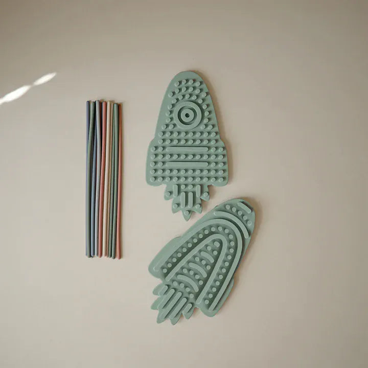 Silicone Sensory Toy Rocket Mushie Lil Tulips