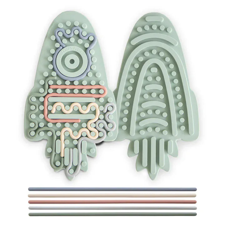 Silicone Sensory Toy Rocket Mushie Lil Tulips