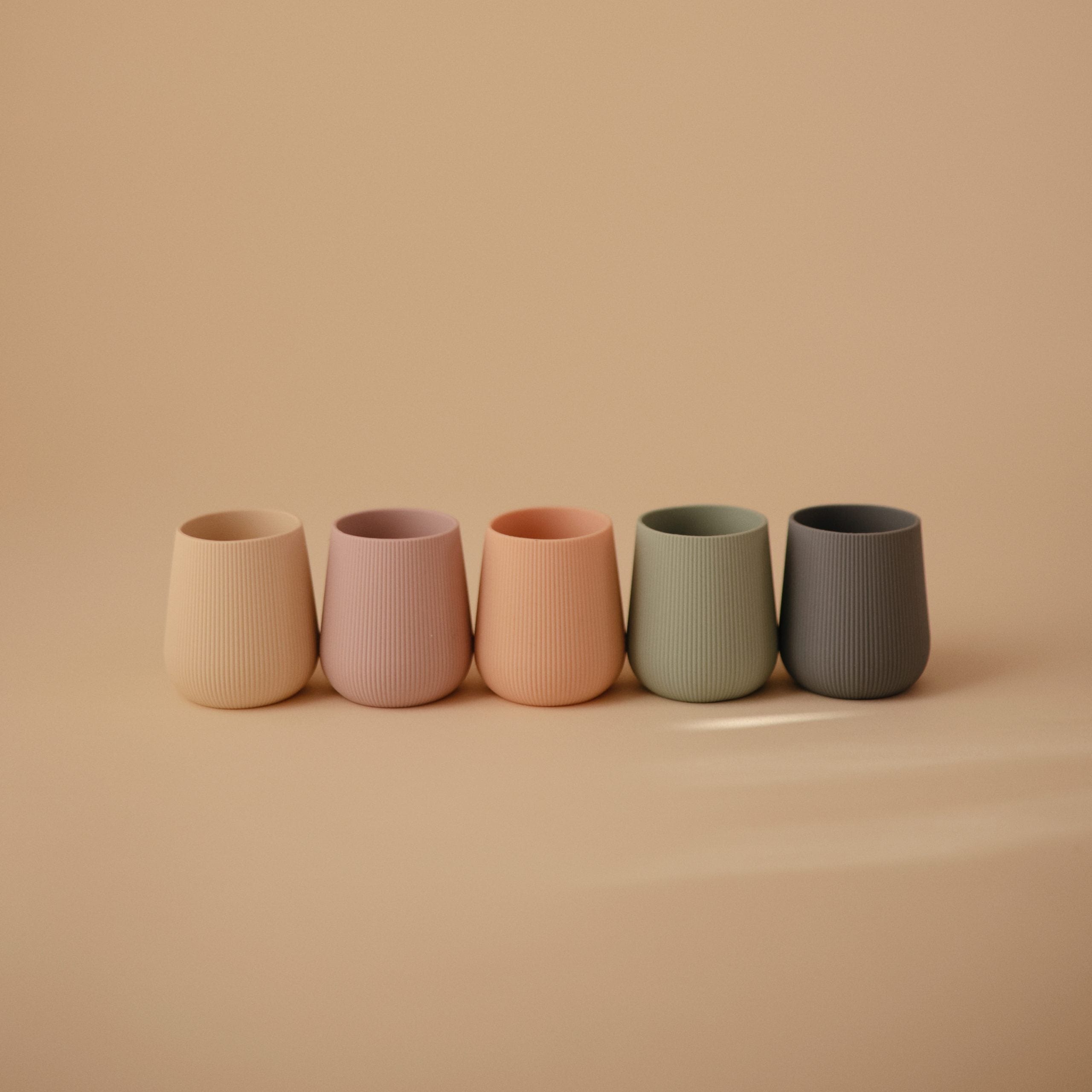 Silicone Starter Cup (Shifting Sand) Mushie Lil Tulips