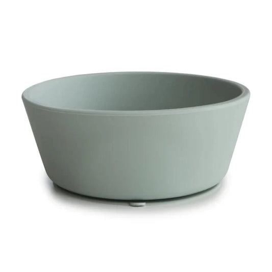 Silicone Suction Bowl - Cambridge Blue Mushie Lil Tulips