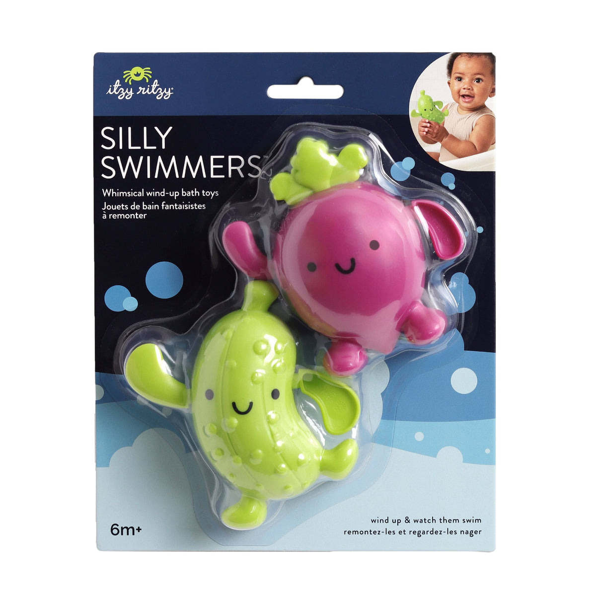 Silly Swimmers Bath Toys – Veggies Itzy Ritzy Lil Tulips