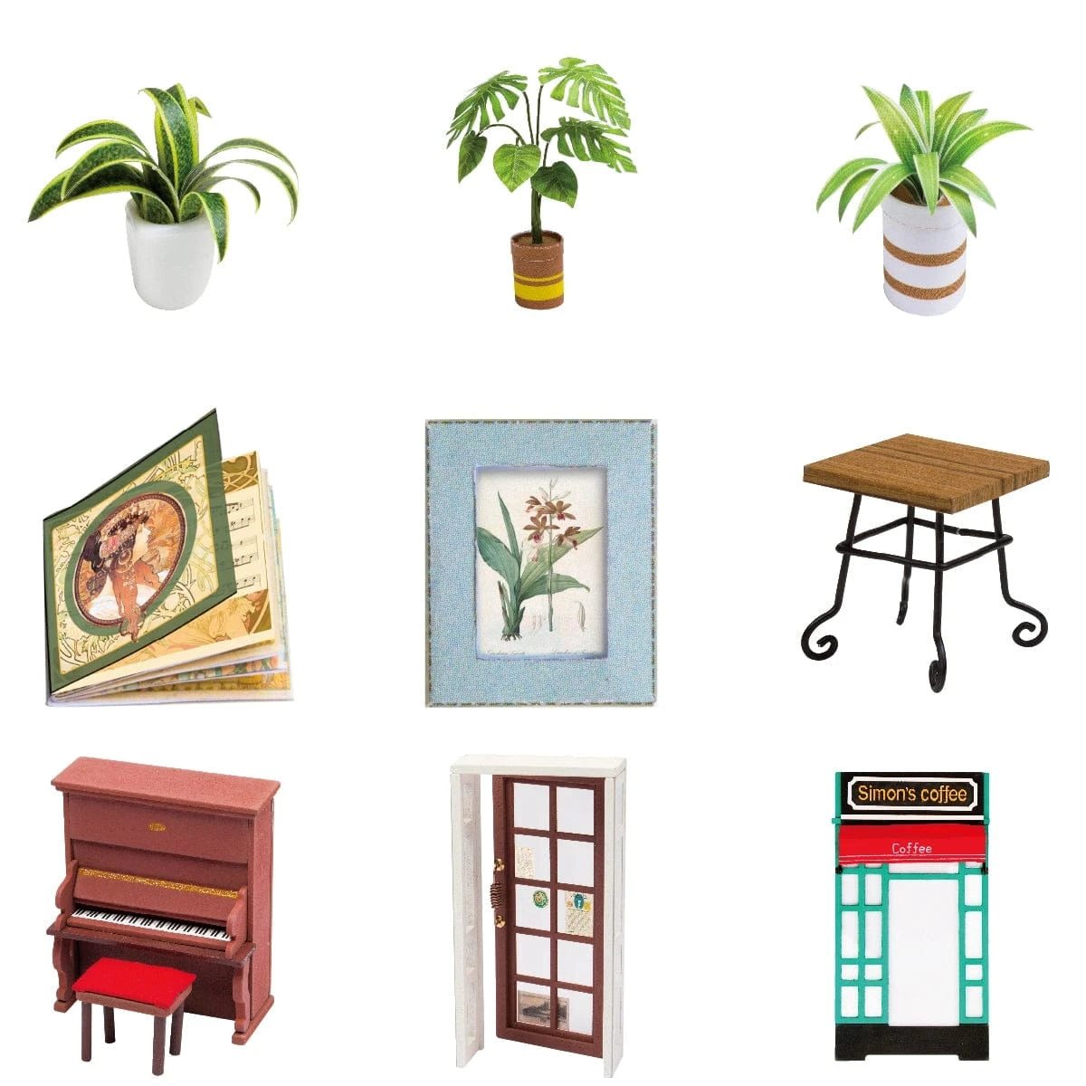 Simon's Coffee DG109 Diy Mini House Cafe Shop Rolife Lil Tulips