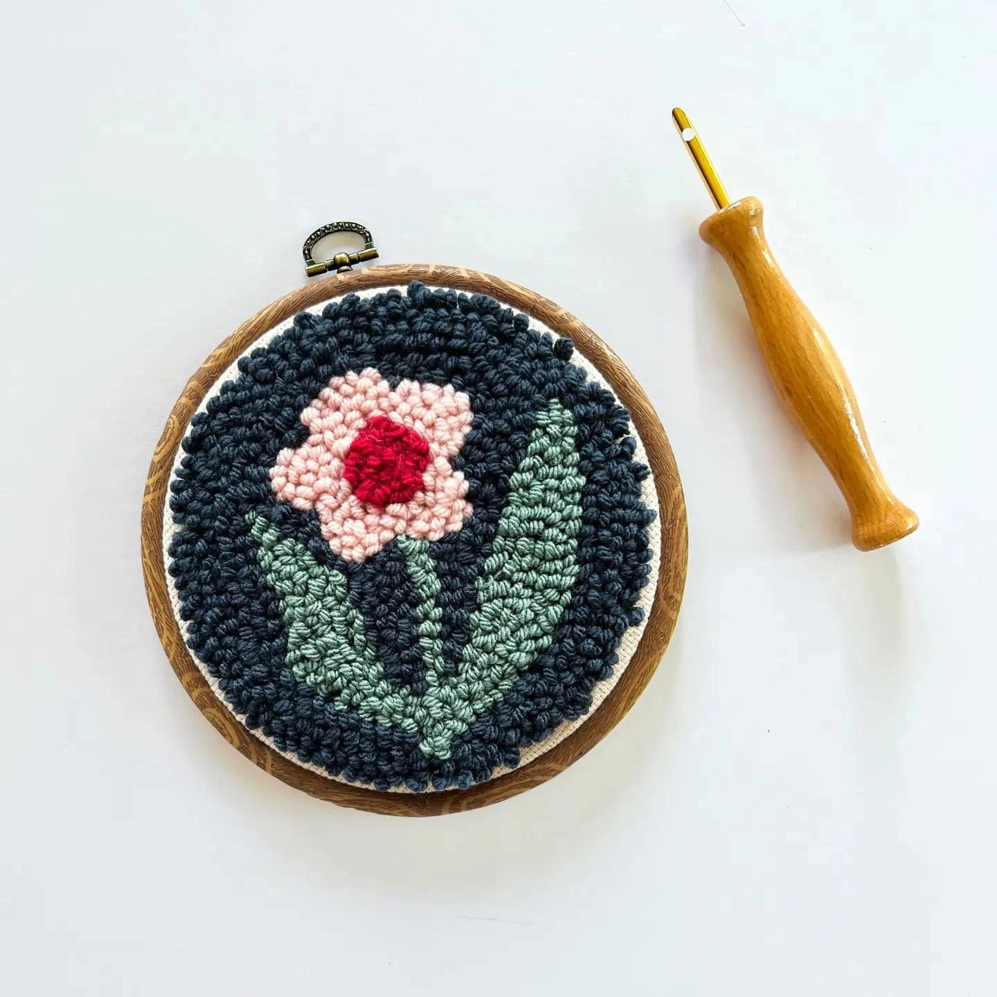 Simple Flower Punch Needle Kit The Urban Acres Lil Tulips
