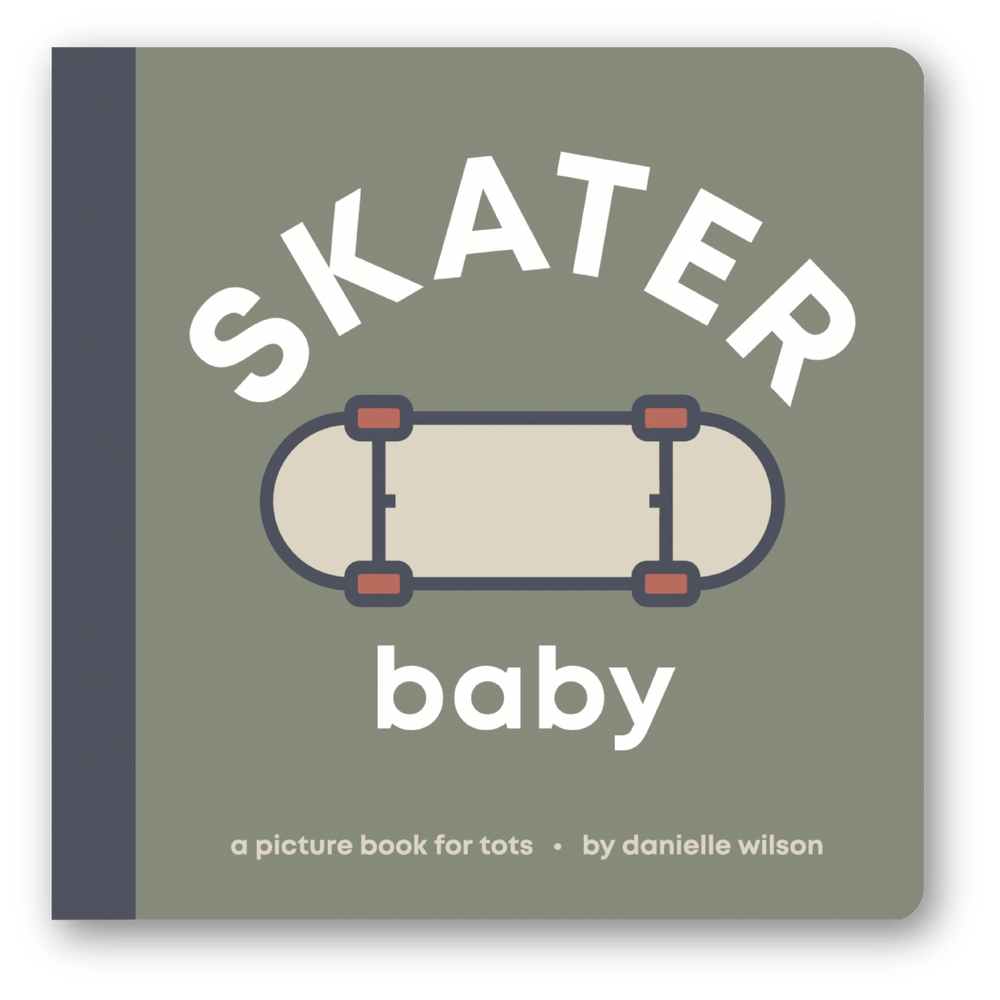 Skater Baby Board Book Left Hand Book House Lil Tulips