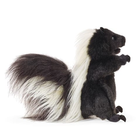 Skunk, Standing Hand Puppet Folkmanis Puppets Lil Tulips