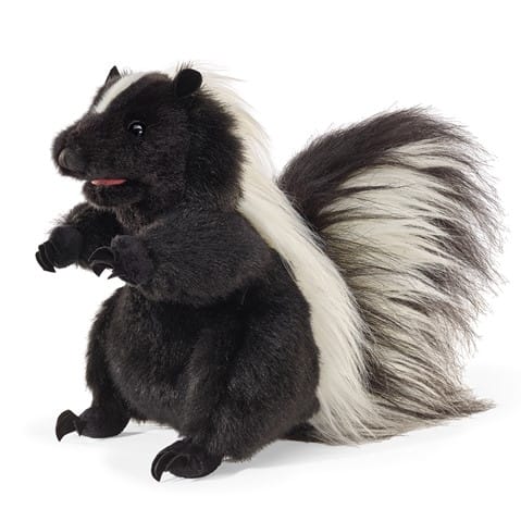 Skunk, Standing Hand Puppet Folkmanis Puppets Lil Tulips