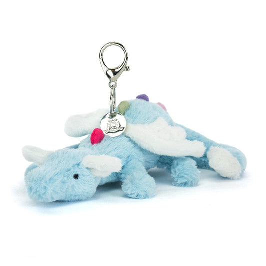 Sky Dragon Bag Charm Jellycat Lil Tulips