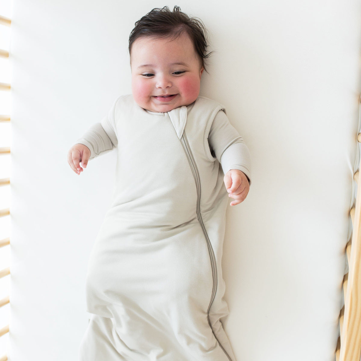 Sleep Bag in Oat 2.5 Kyte Baby Lil Tulips
