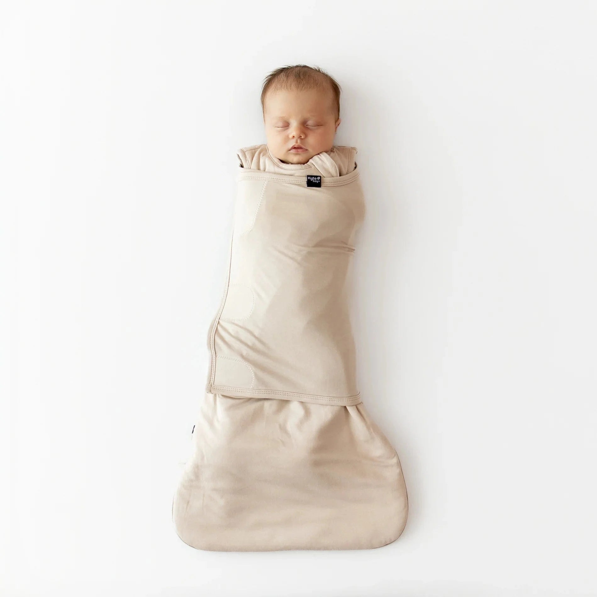 Sleep Bag Swaddler in Bisque 1.0 XS Kyte Baby Lil Tulips