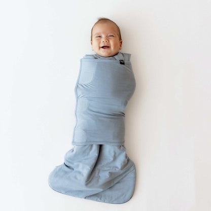 Sleep Bag Swaddler in Slate 1.0 XS Kyte Baby Lil Tulips