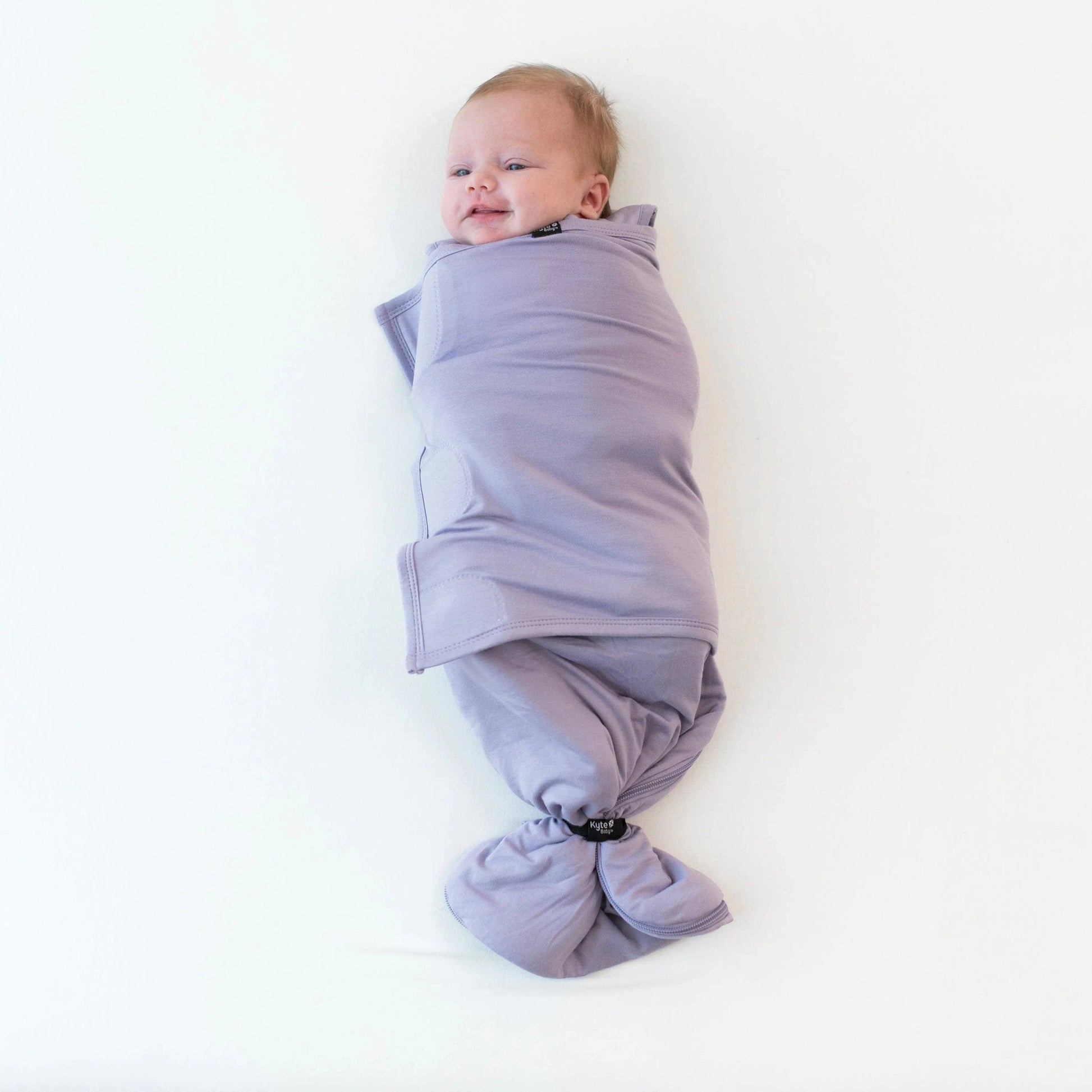Sleep Bag Swaddler in Taro 1.0 XS Kyte Baby Lil Tulips
