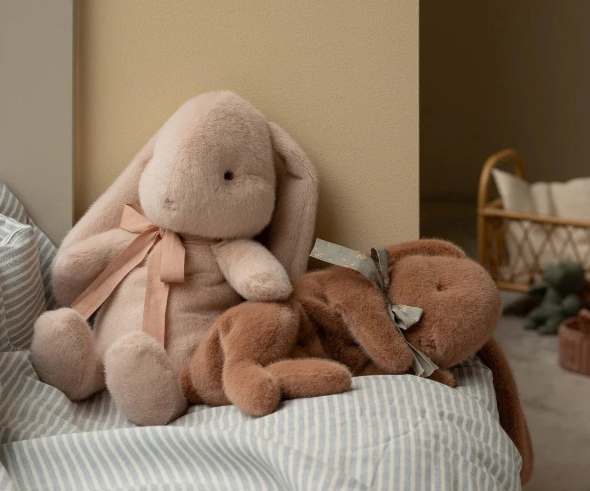 Sleeping bunny plush, Small - Soft brown Maileg Lil Tulips