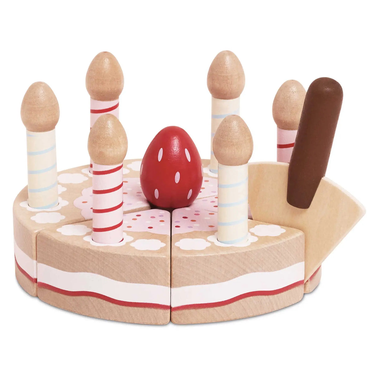 Sliceable Birthday Cake & Candles Le Toy Van Lil Tulips