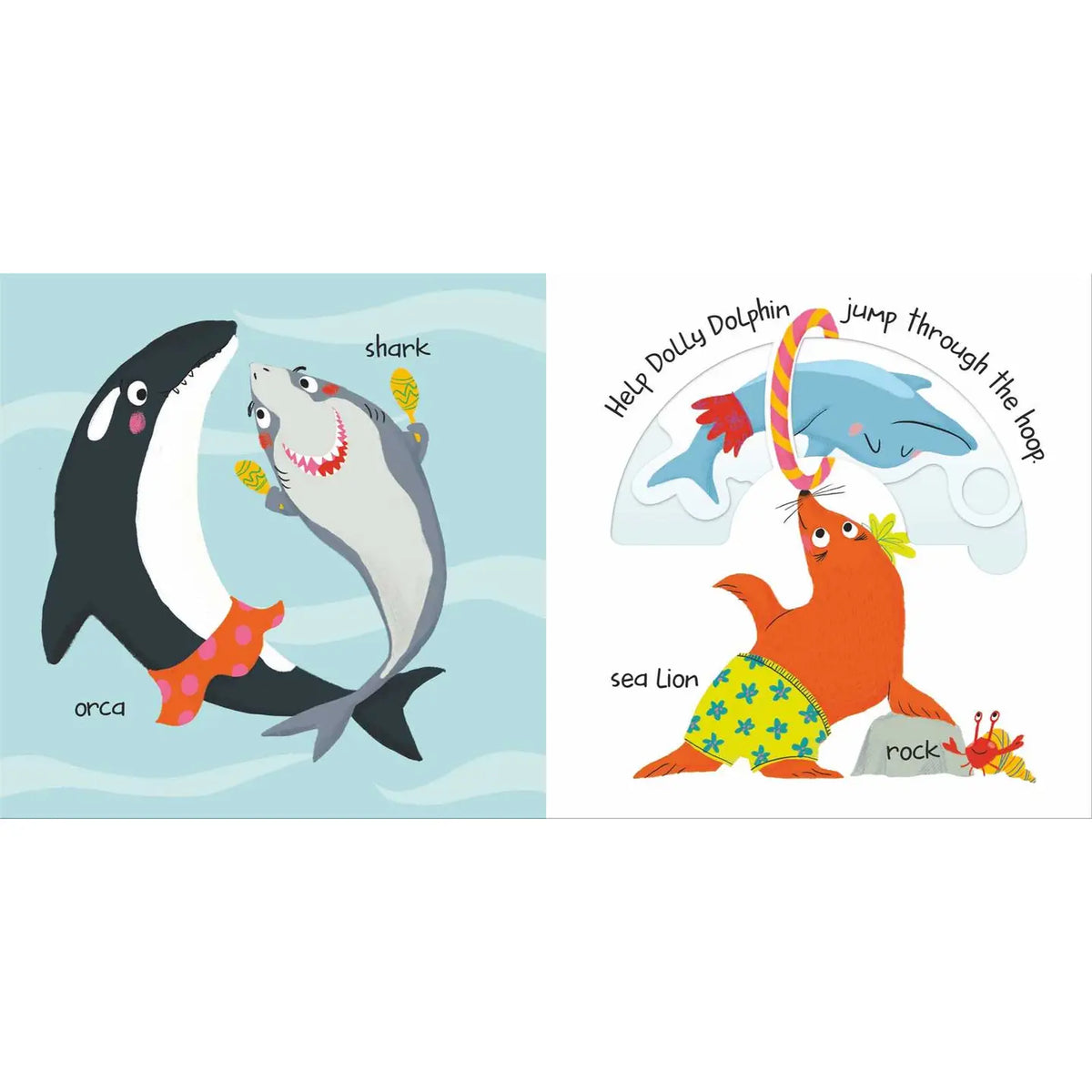 Slide and Peek - In the Ocean Simon & Schuster Lil Tulips