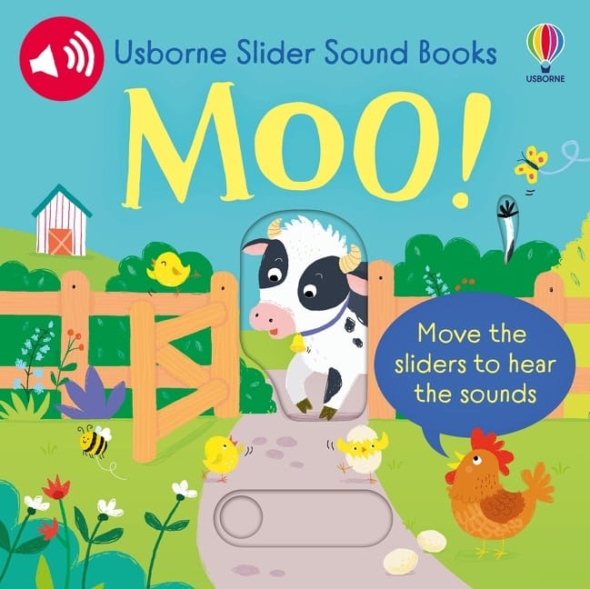 Slider Sound Books: Moo! Harper Collins Childrens Lil Tulips