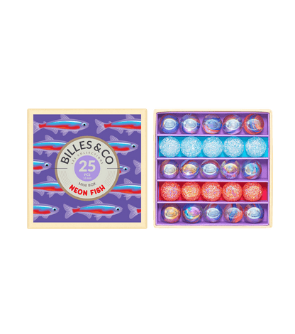 Small Box - Neon Fish Marbles Billes & Co Lil Tulips
