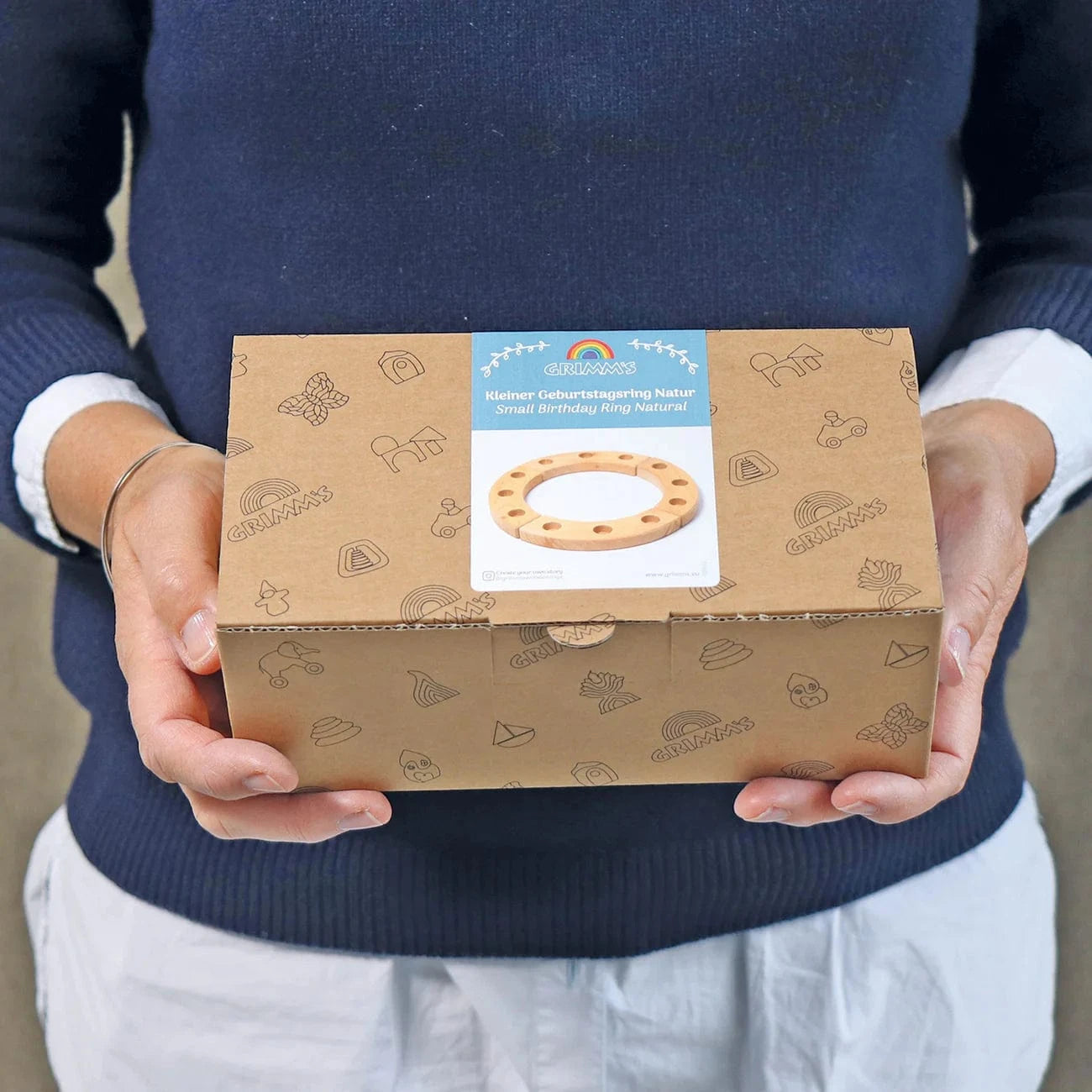 Small Celebration Ring Natural Grimm's Lil Tulips