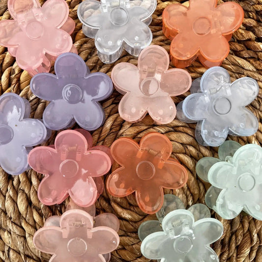Small Flower Hair Claw Clip Frosting Company Lil Tulips