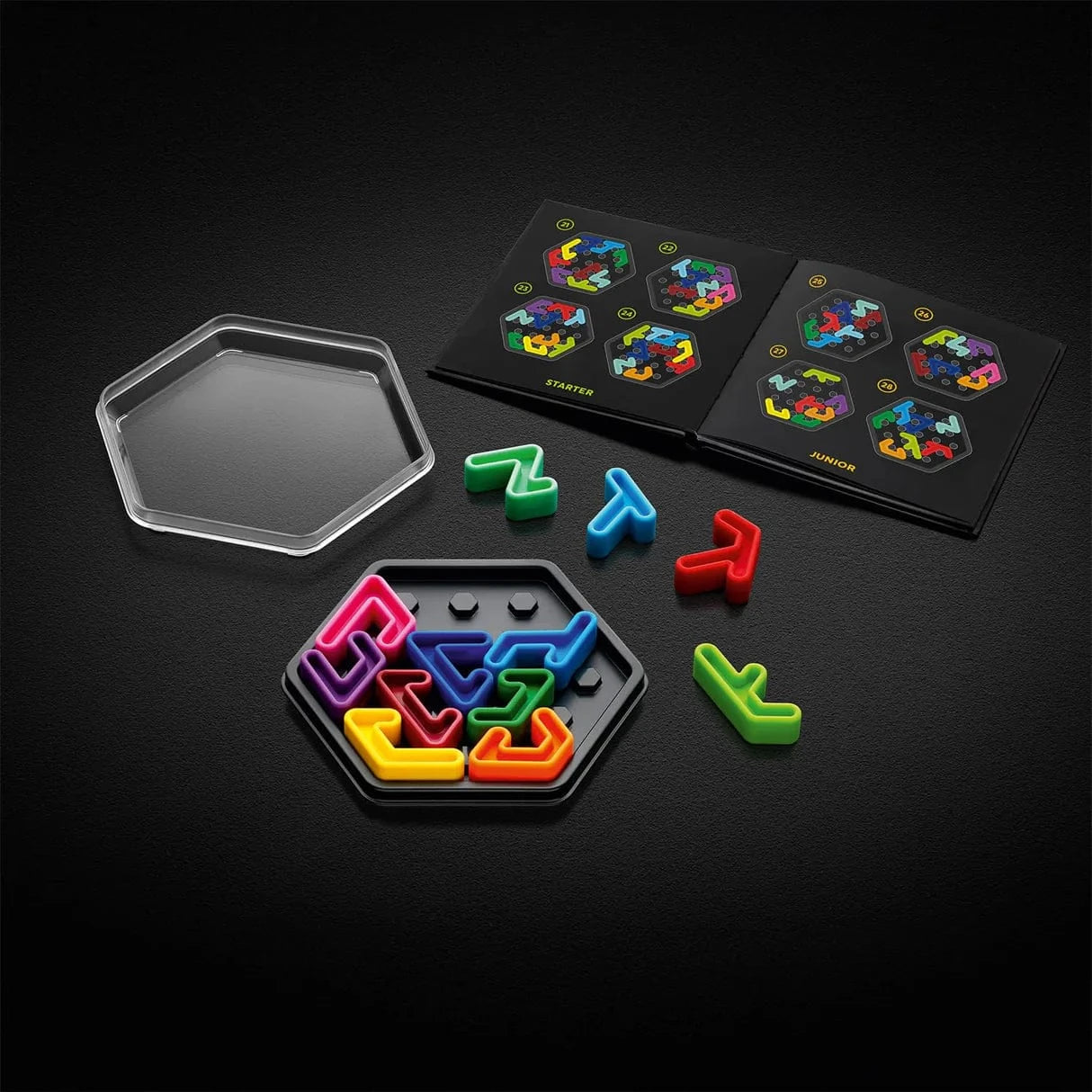 SmartGames IQ Deluxe: Hexagon SMART Toys and Games Lil Tulips