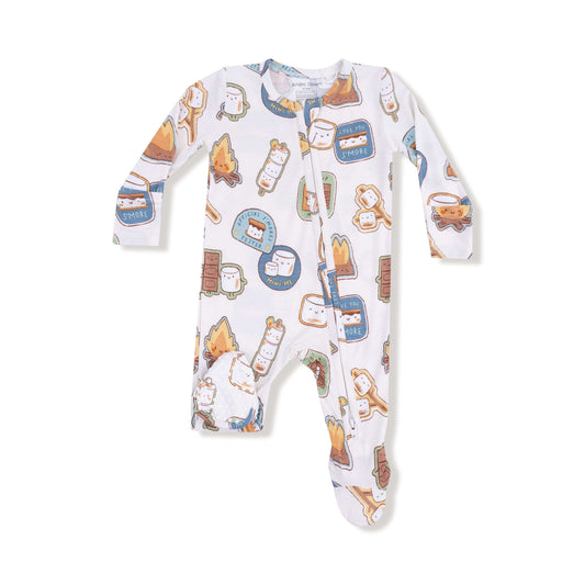 Smores - 2 Way Zipper Footie Angel Dear Lil Tulips