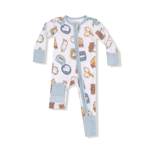 Smores - 2 Way Zipper Romper Angel Dear Lil Tulips