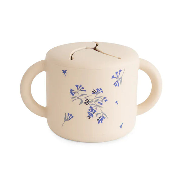 Snack Cup (Lilac Flowers) Mushie Lil Tulips