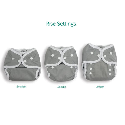 Snap Duo Wrap - Blueberry Thirsties Lil Tulips