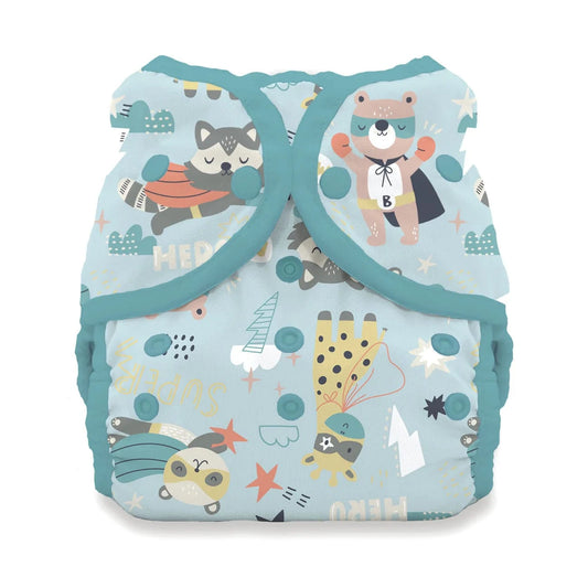 Snap Duo Wrap - Super Hero Thirsties Lil Tulips