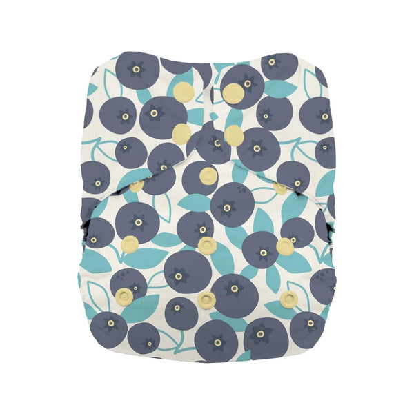 Snap Natural One Size All In One - Blueberry Thirsties Lil Tulips
